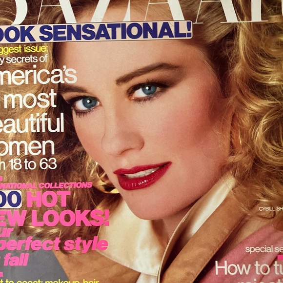 Vintage Bazaar Cybill Shepherd September 1986 - Picture 4 of 6